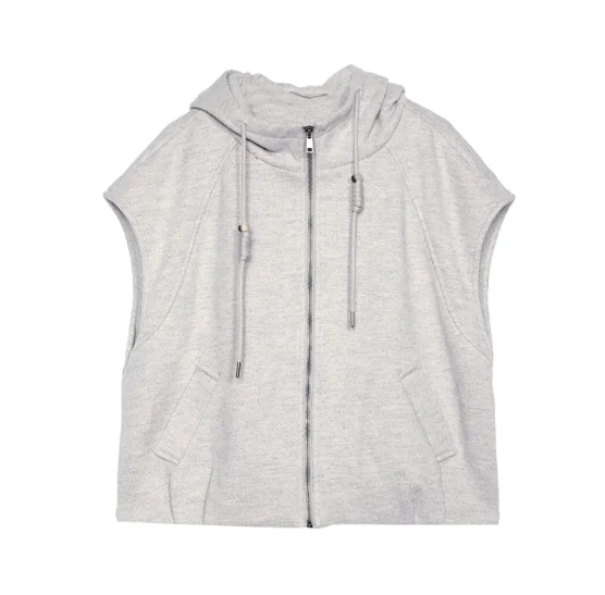 1019GZ12-GZTRIP-TUOGU-Vest (A12 Almond Grey)