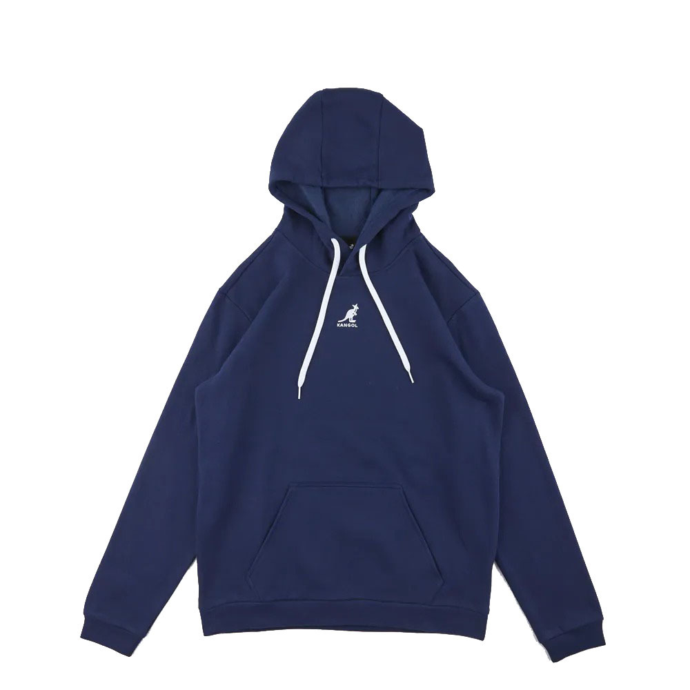 【KANGOL】中性刷毛保暖上衣｜內刷毛保暖．舒適親膚｜深藍色-6355107011