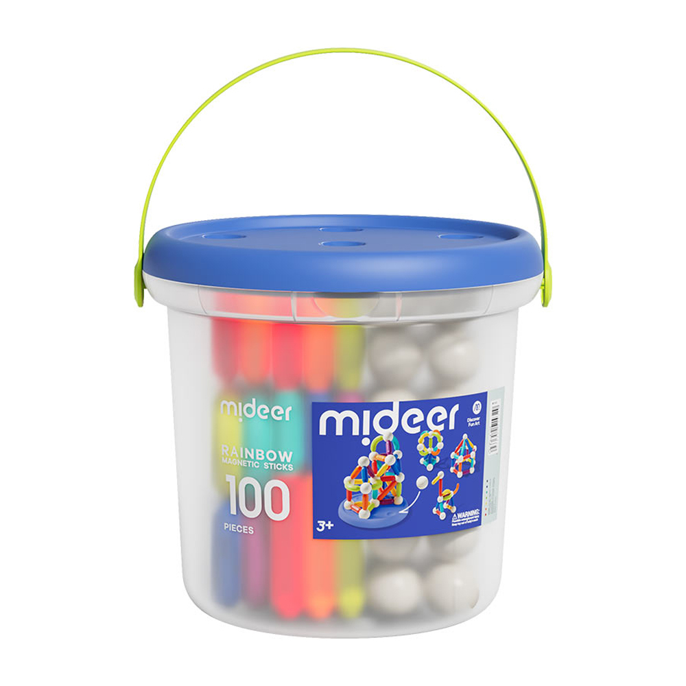 【MiDeer 】多彩透光磁力棒(100PCS)