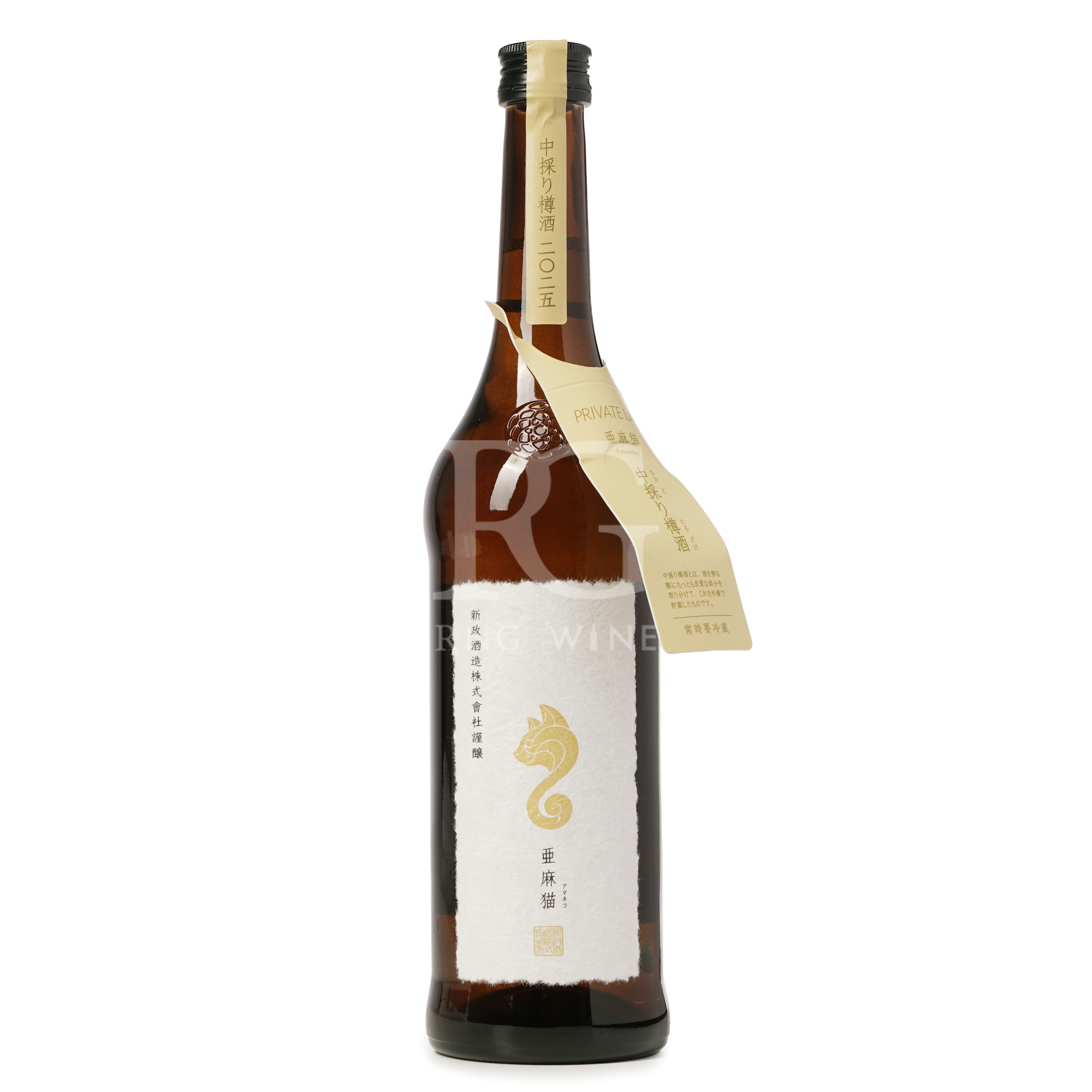 新政 Private Lab 亞麻貓 白麴仕込 中採樽酒 720ml