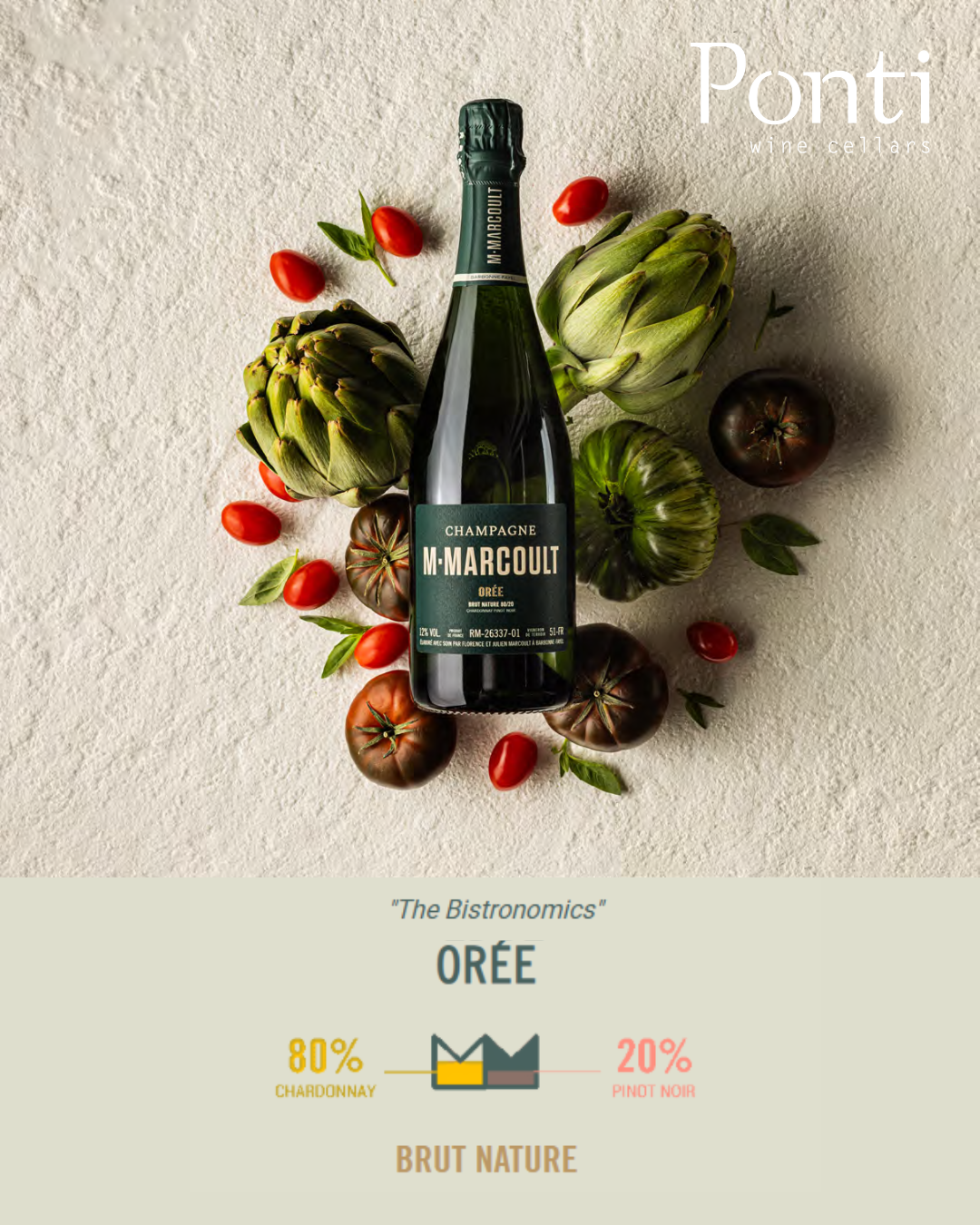 Bottle: Champagne M.Marcoult Oree Brut Nature