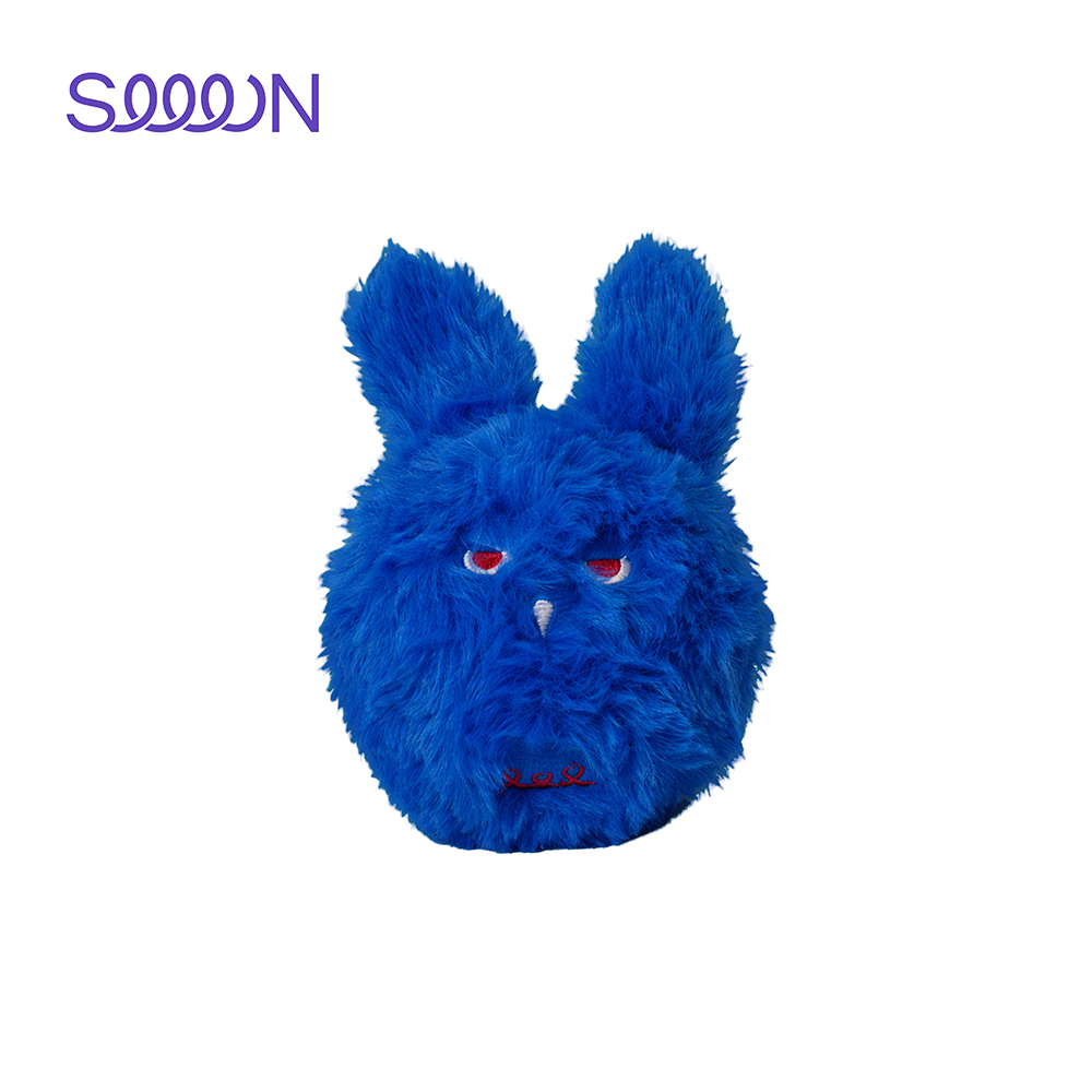SEEEN｜寵物紓壓玩具 軟布球系列 臭臉兔 (L)