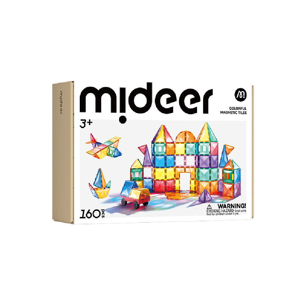 【MiDeer】多彩透光磁力片(160片)