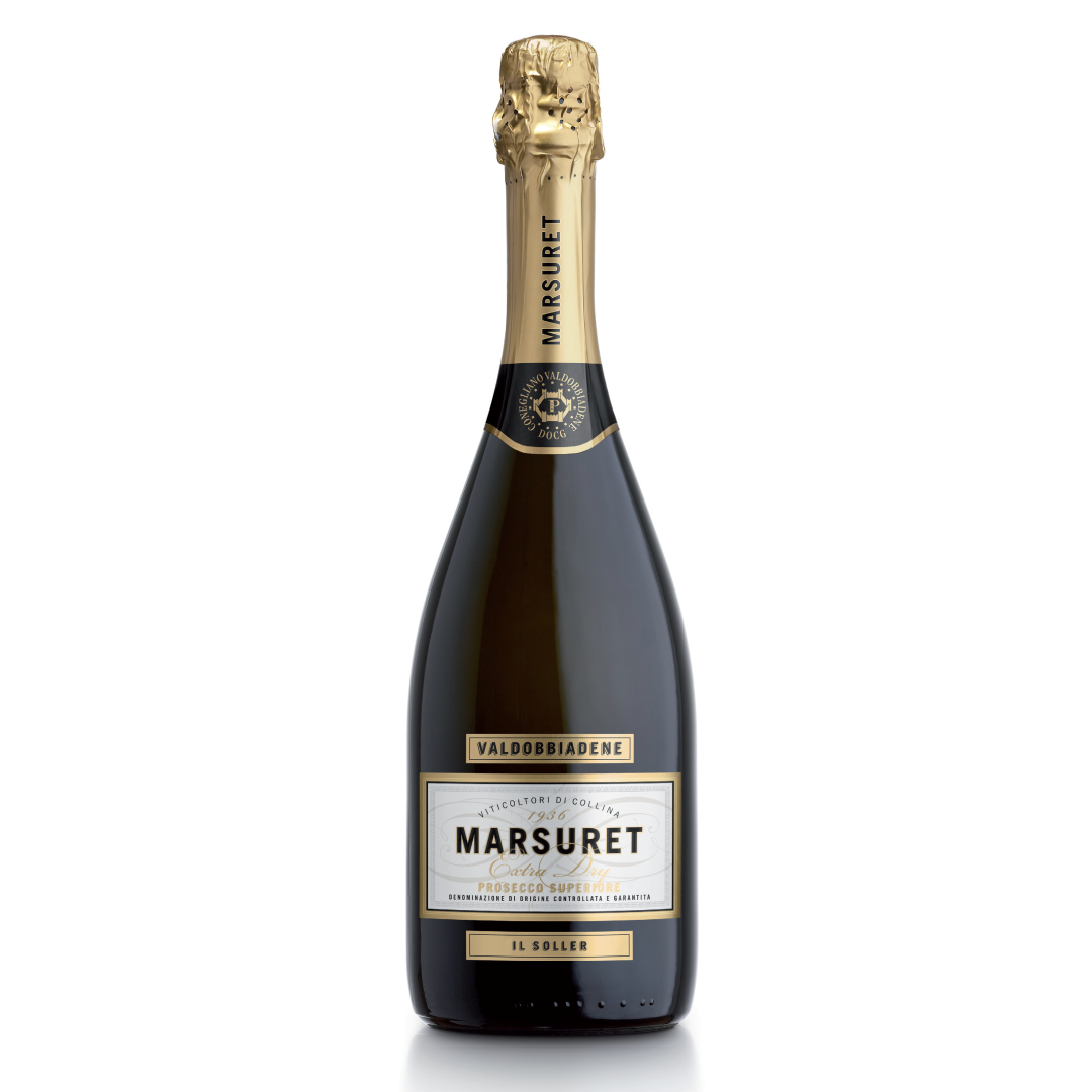 Marsuret Prosecco Superiore DOCG Extra Dry Spumante Conegliano-Valdobbiadene "II Soller" 750ml