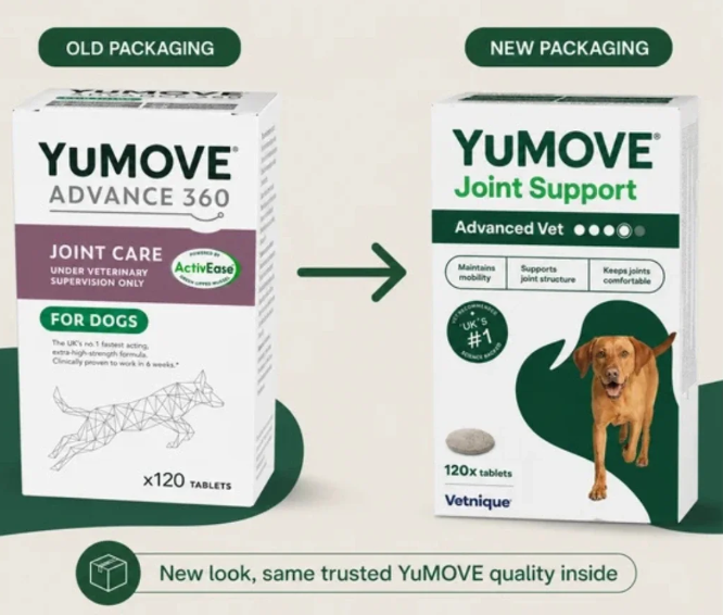 Lintbells -YuMove-優骼服加強版360犬用關節保健品 (120粒)