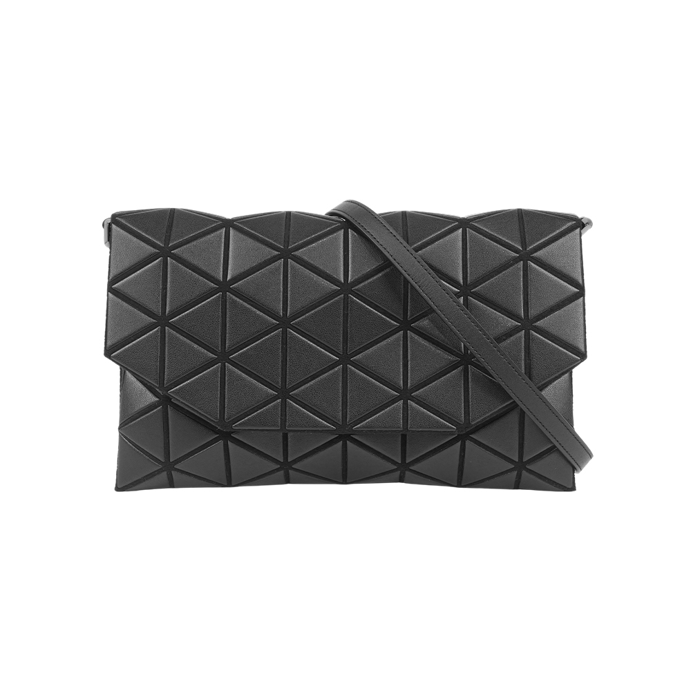 【ISSEY MIYAKE三宅一生】Tonneau Matte 薄款翻蓋斜背包/WOC(黑色)
