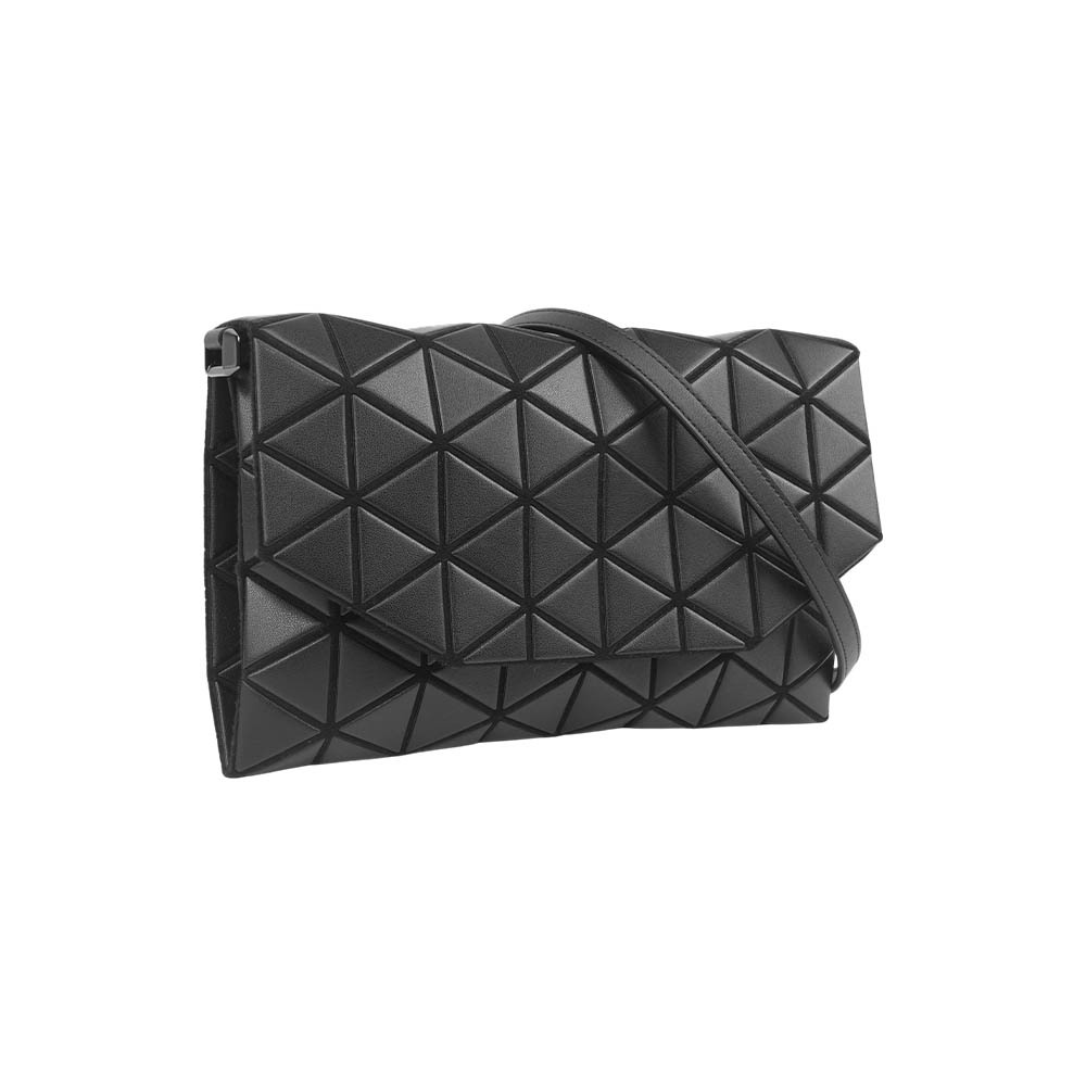 【ISSEY MIYAKE三宅一生】Tonneau Matte 薄款翻蓋斜背包/WOC(黑色)