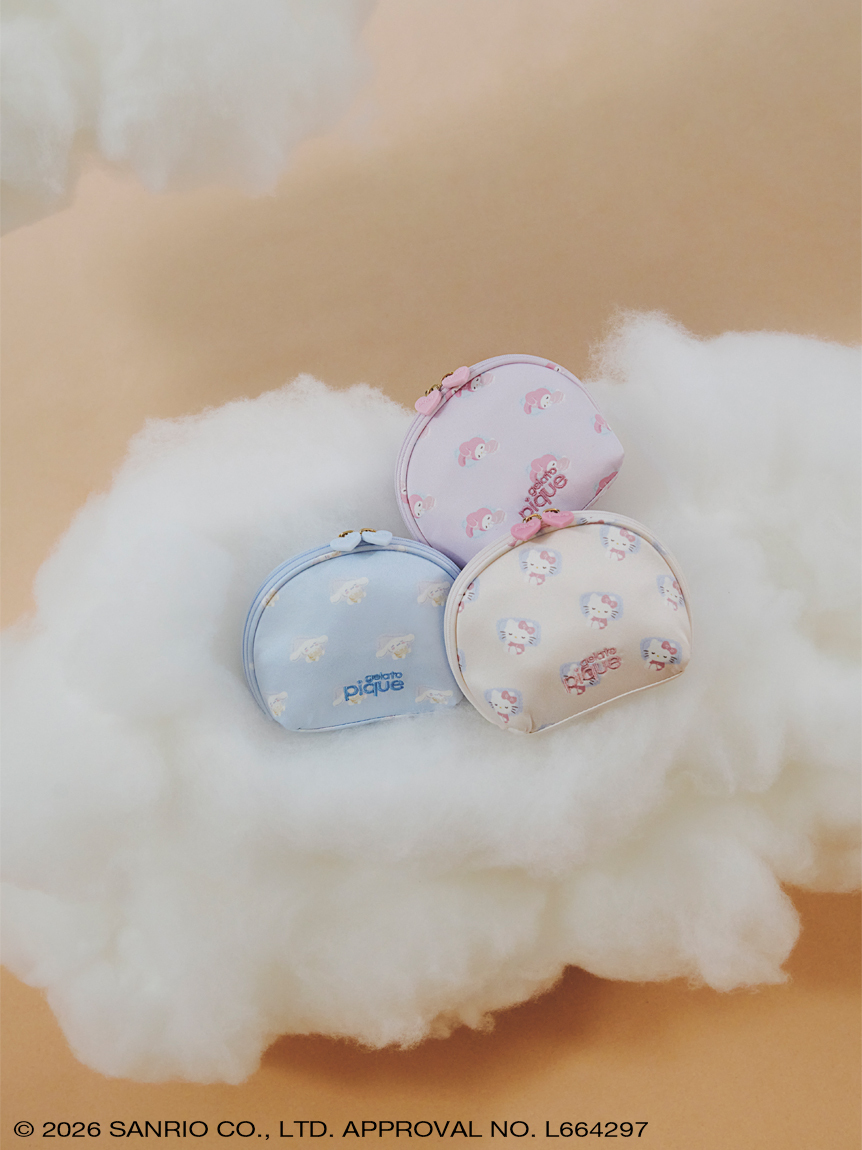 🇯🇵 gelato pique X SANRIO HOUSE 三麗鷗 聯名 居家系列 HELLO KITTY 凱蒂貓 大耳狗 酷洛米 美樂蒂 雙子星 收納包 零錢包 小包 / 預購