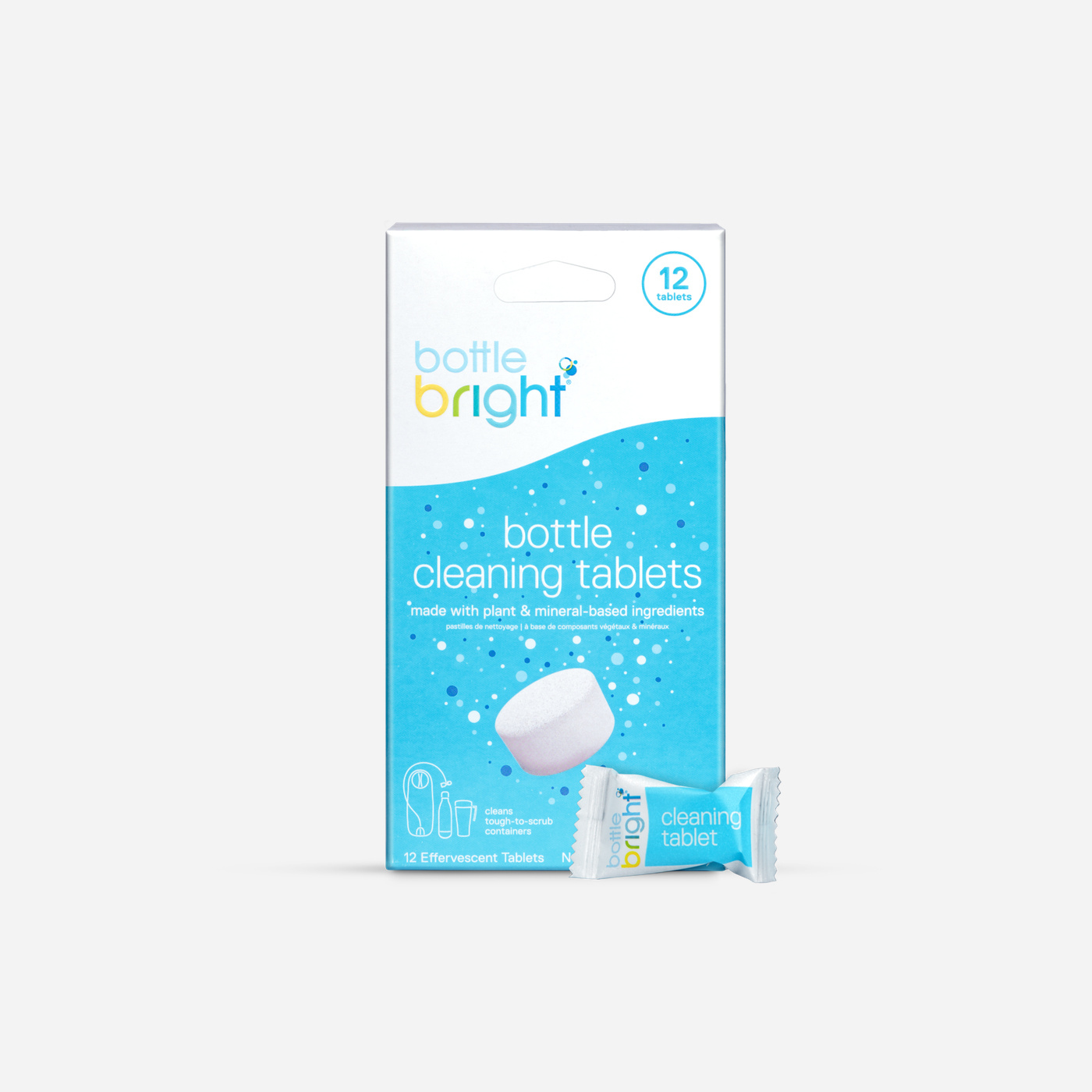 水瓶清潔錠｜水壺清潔錠｜BOTTLE BRIGHT 12入【HydraPak】