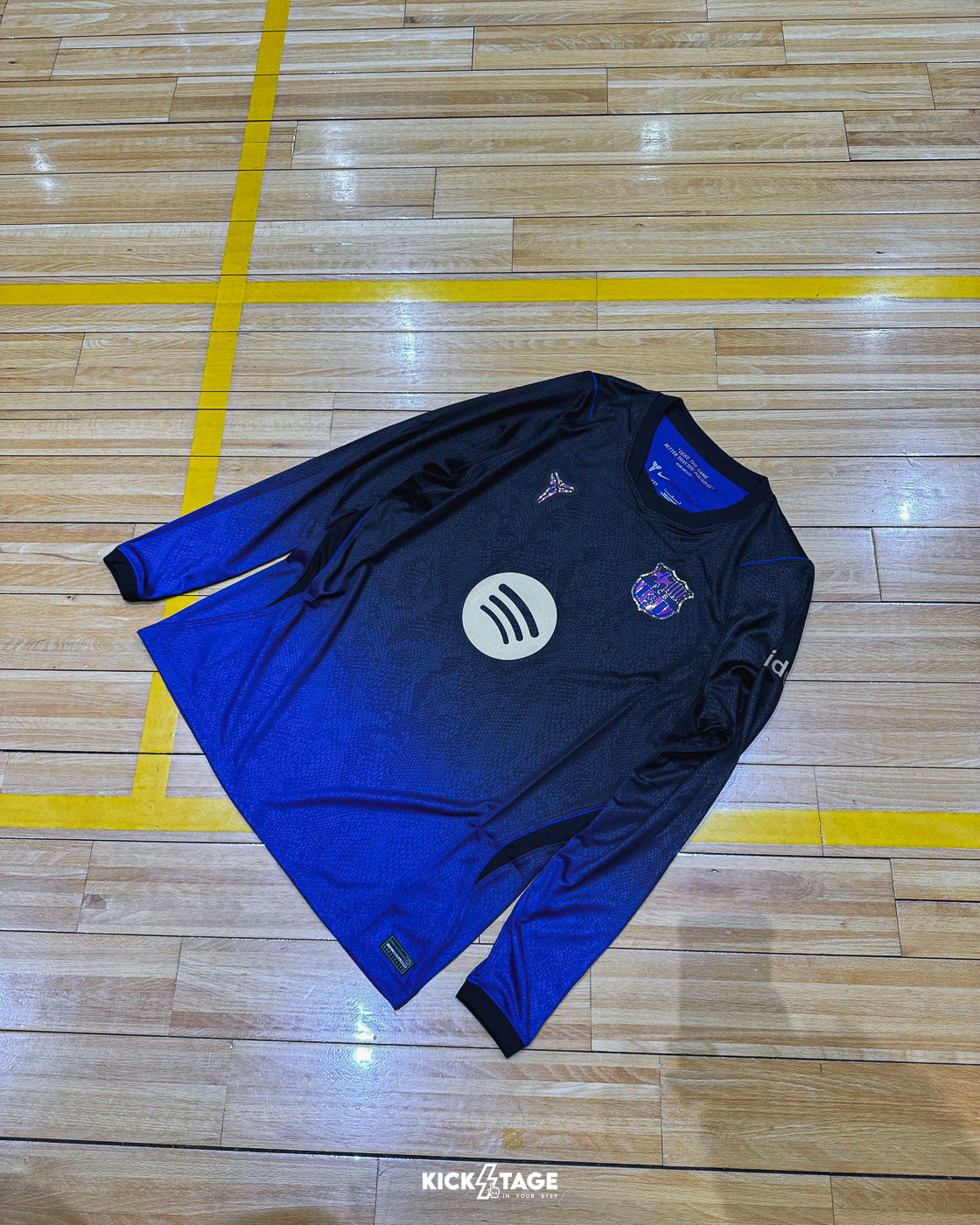 男女款 NIKE KOBE x BARCELONA FC DRI-FIT TEE 26/27 黑紫黃 聯名 科比 巴塞隆納 復刻版 客場 球衣 短T【IR0045-505】ADFIFA FOOTBALL