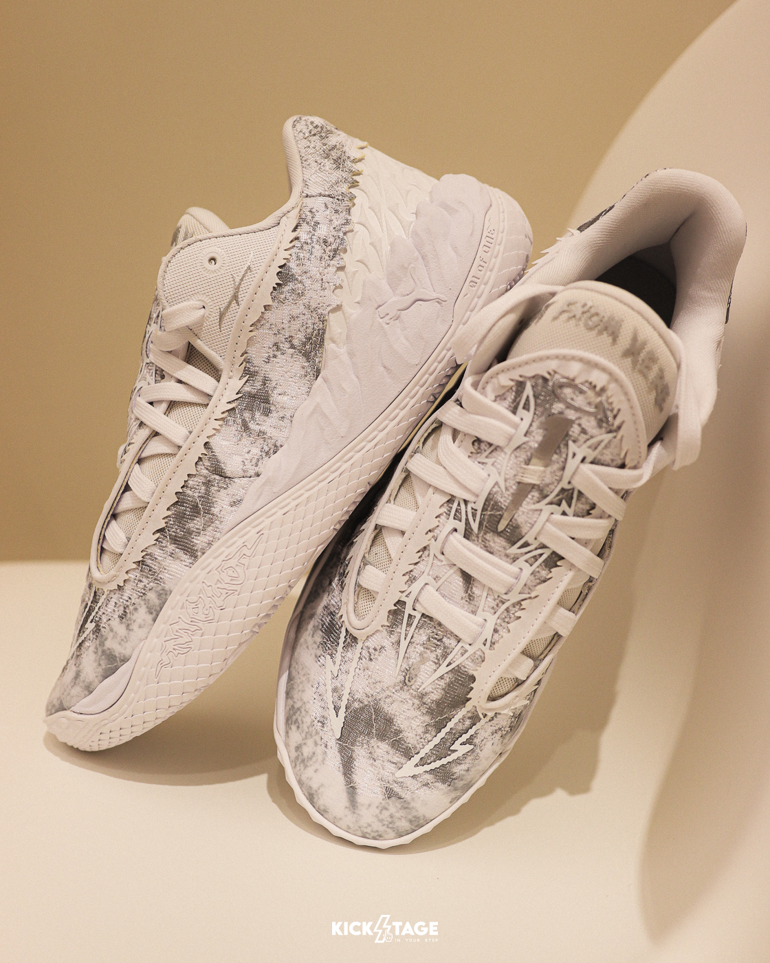 [代購商品售出無退換] 男鞋 PUMA MB.05 LO TEAM 白灰 骷髏頭 翅膀 緩震 耐磨 運動 實戰 籃球鞋【313266-02】LaMelo Ball