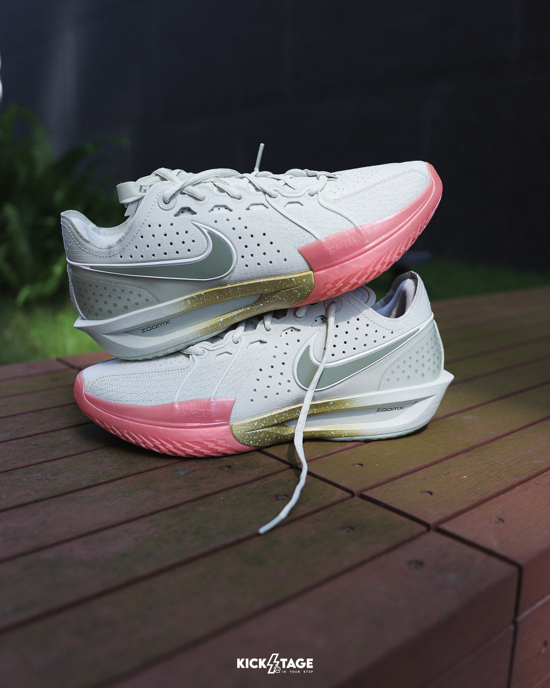 [代購商品售出無退換] 男鞋 NIKE ZOOM GT CUT 3 'Our Holiday' 米金 粉橘 聖誕節 實戰鞋 緩震 籃球鞋【DV2918-005】GTCut3 GTCUT
