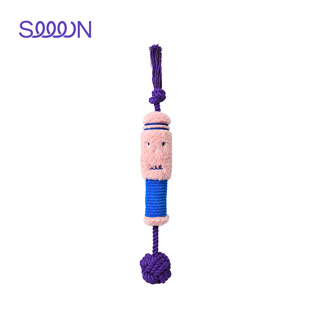 SEEEN｜寵物繩結玩具 球棒系列 裝乖兔