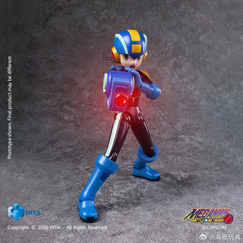 (預訂) HIYA 海雅玩具 EBM0389 12.5cm 洛克人EXE系列 洛克人.EXE 可動人偶