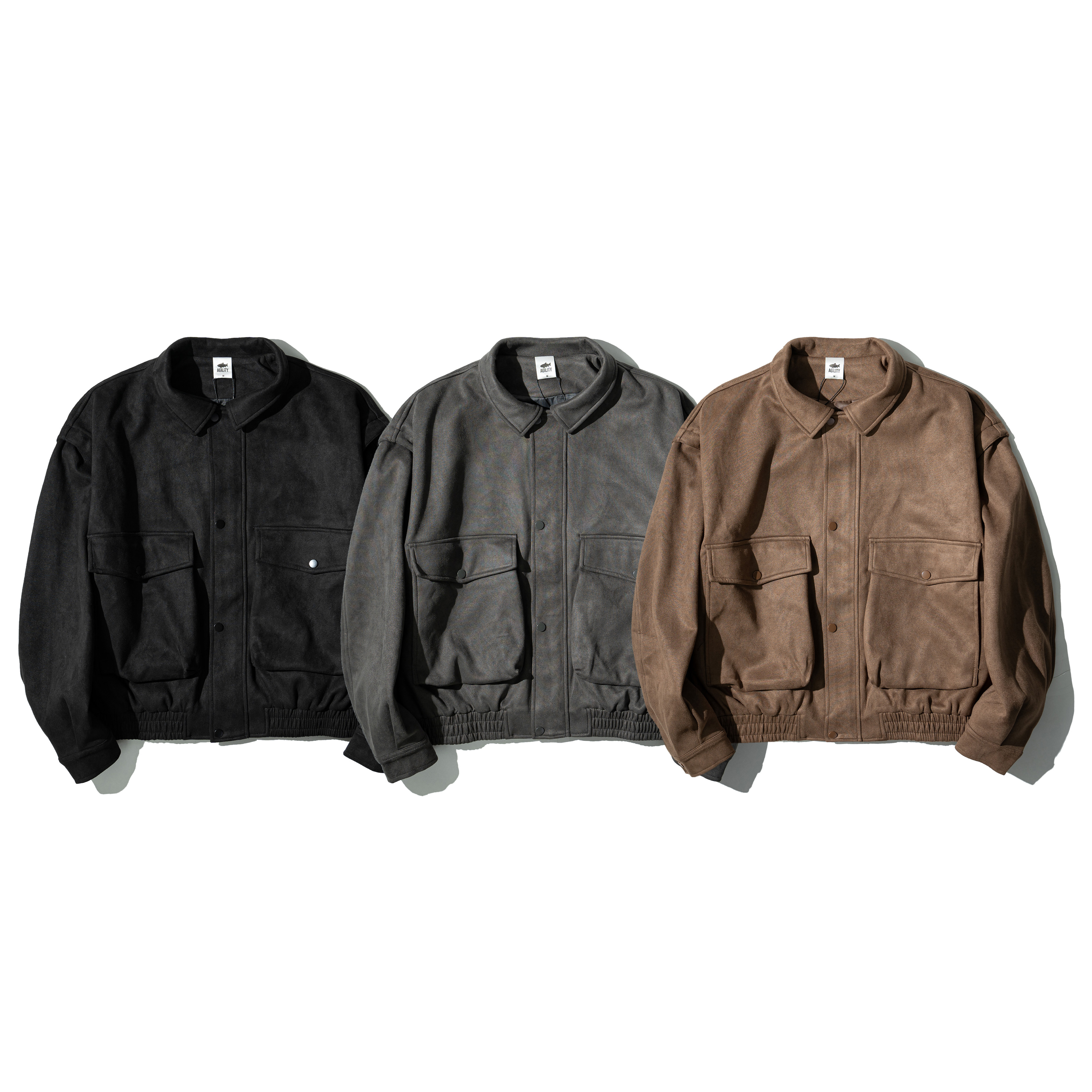 AGILITY Detachable Suede Leather Jacket 可拆袖 麂皮 皮衣外套 [LE65]