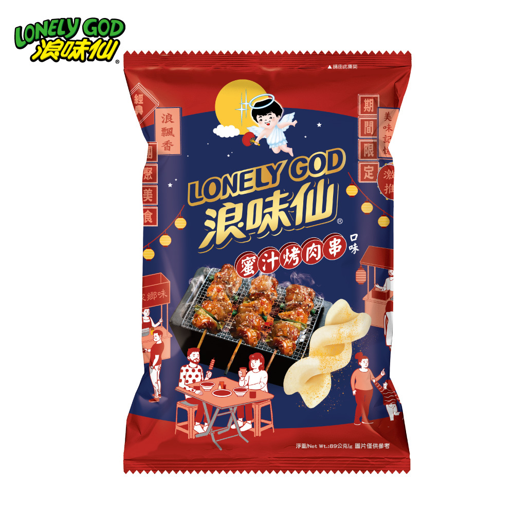 【浪味仙】蜜汁烤肉串口味(洋芋捲)89Gx10包