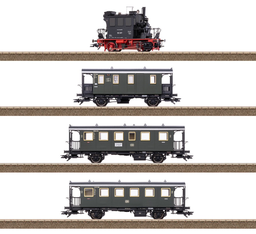 trix 21229 HO規 「Spalter Bockl」列車組（施帕爾特窄軌鐵路列車組）