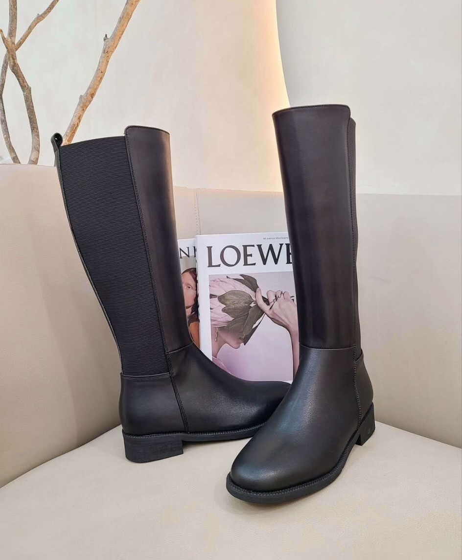 RI03 牛皮  3CM高 毛底  足碼 SIZE 36 -40    $999
