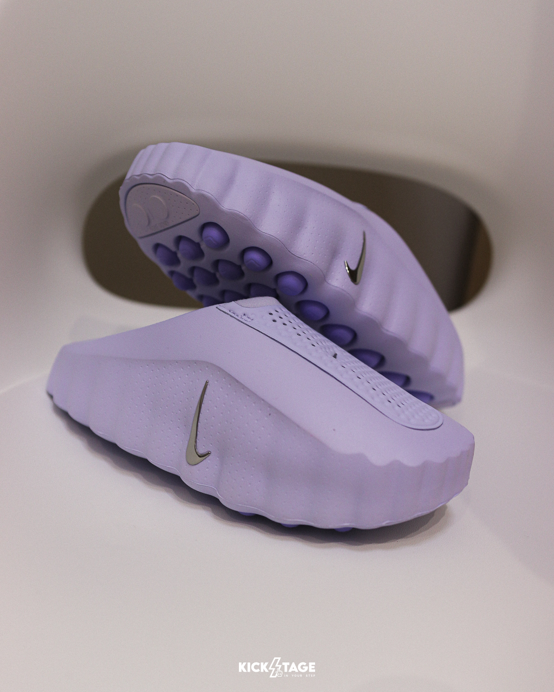 〈現貨〉女鞋 NIKE MIND 001 'PURPLE' 淡紫色 紫羅蘭 科技 休閒 運動 穆勒鞋 拖鞋【HQ4309-500】REJUVEN8