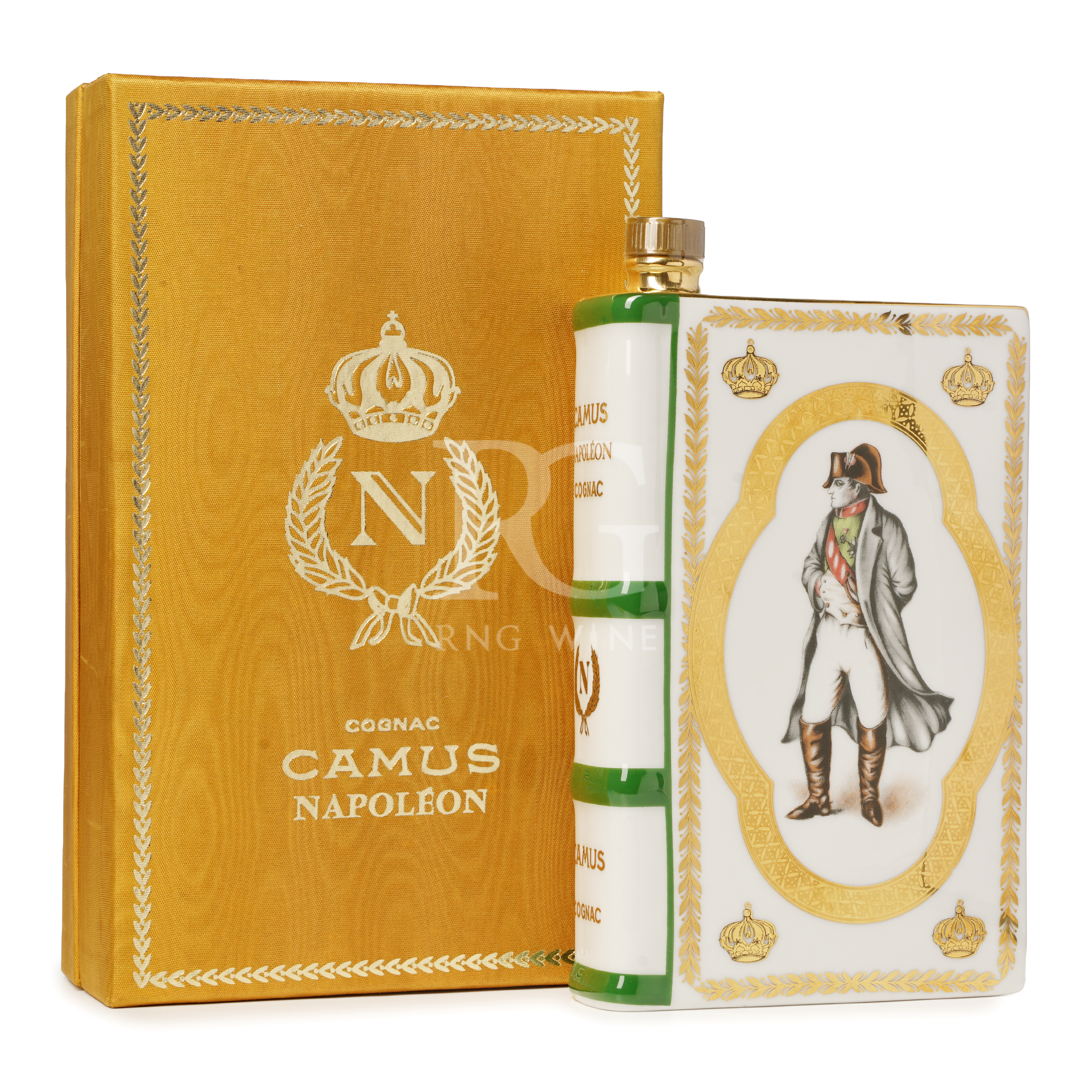 Camus Napoleon Cognac Book 金圈白綠 Decanter 1960-70s
