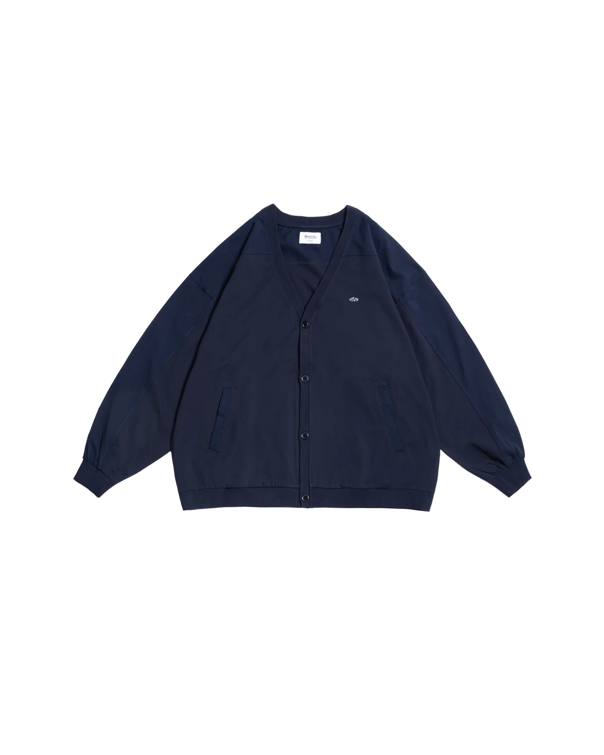 PERSEVERE WATER-REPELLENT CARDIGAN - PANELLED BLUE