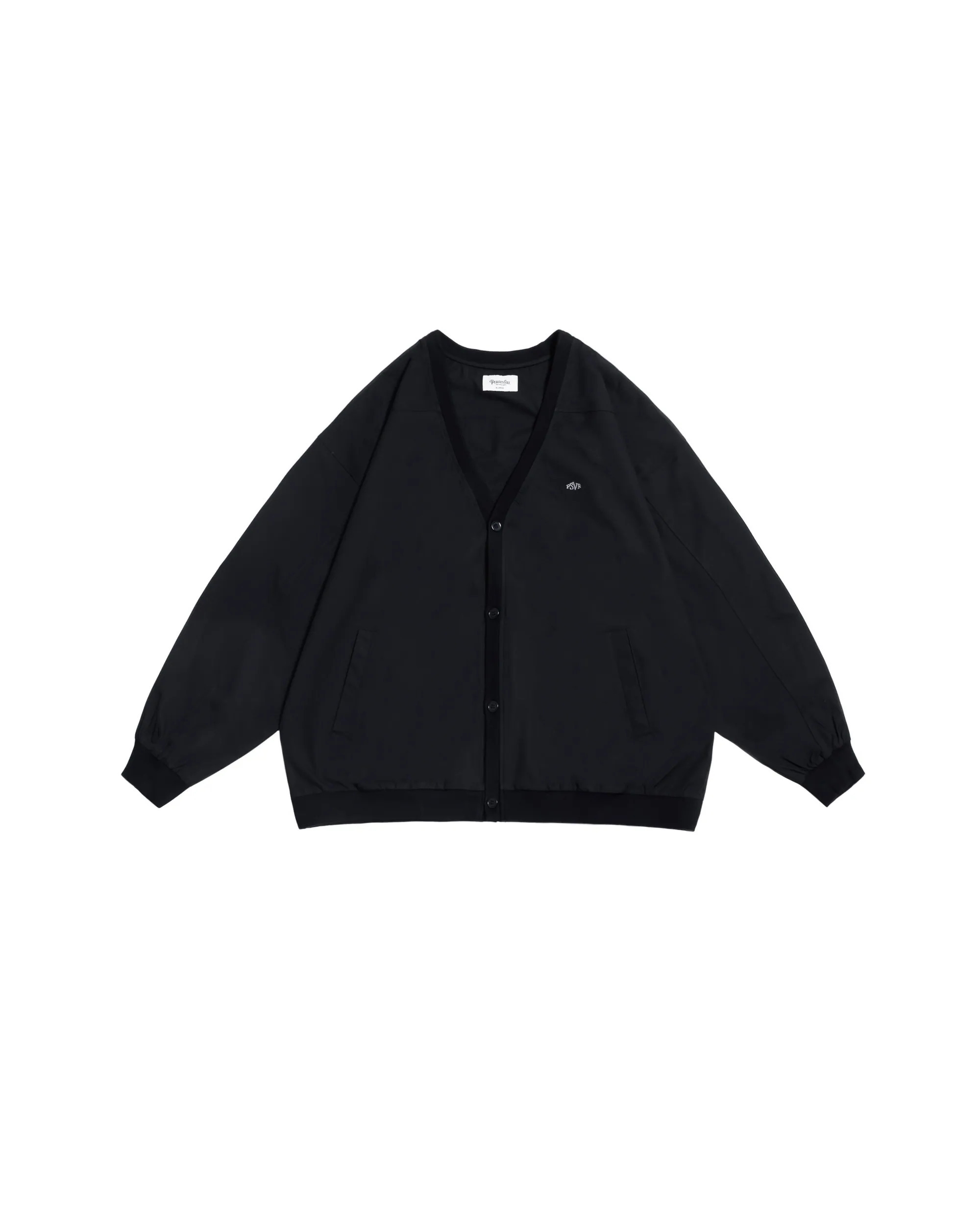PERSEVERE WATER-REPELLENT CARDIGAN - BLACK