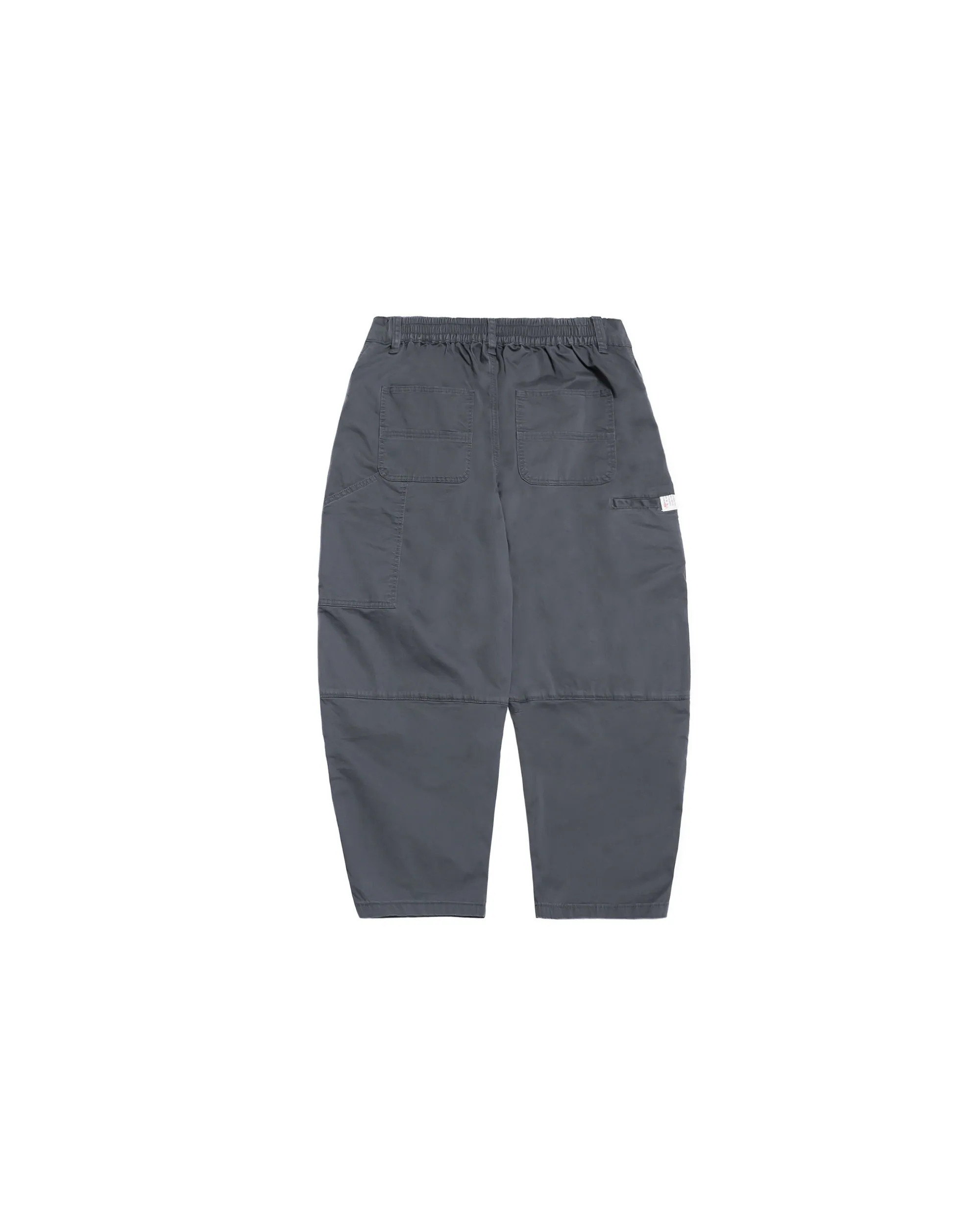 PERSEVERE ENZYME-WASHED TAPERED PANTS - DARK GREY