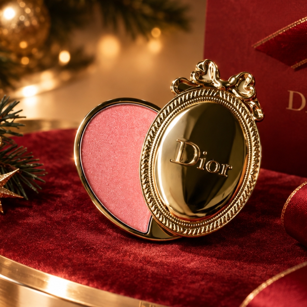 Dior 迪奧 金緻橢圓勳章唇膏 2g (2026聖誕限定版)