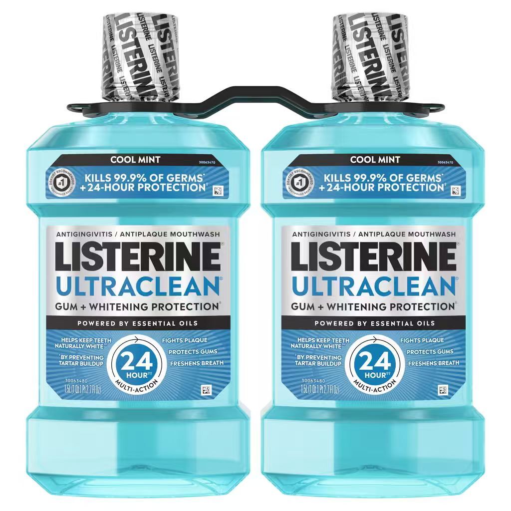 【直播】Listerine LX102003 UltraClean薄荷漱口水 (1.5L)