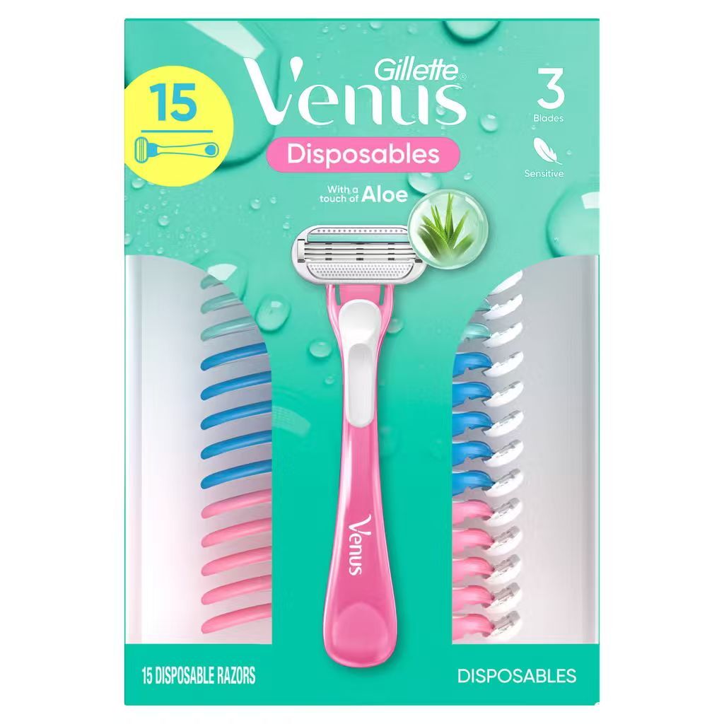 【直播】Gillette Venus LX102006 一次性剃毛刀 (15支裝)