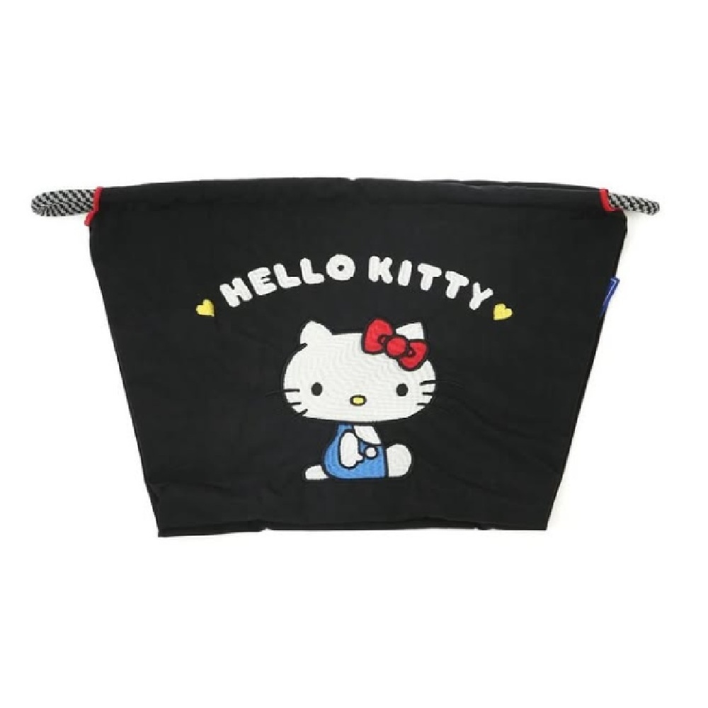 【日本直送】Ball & Chain x Hello Kitty 刺繡環保袋 P號 - 黑 (37240301)