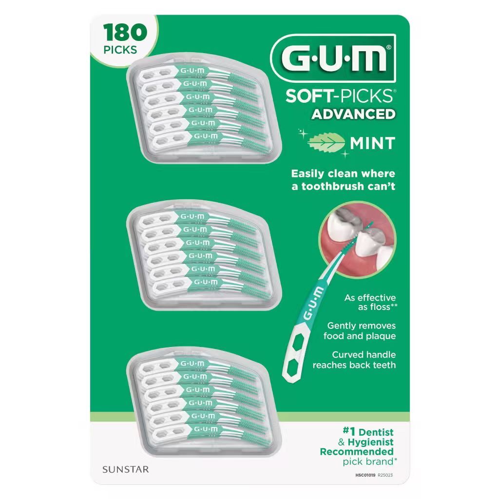 【直播】GUM LX102012 薄荷牙線 (180支裝)