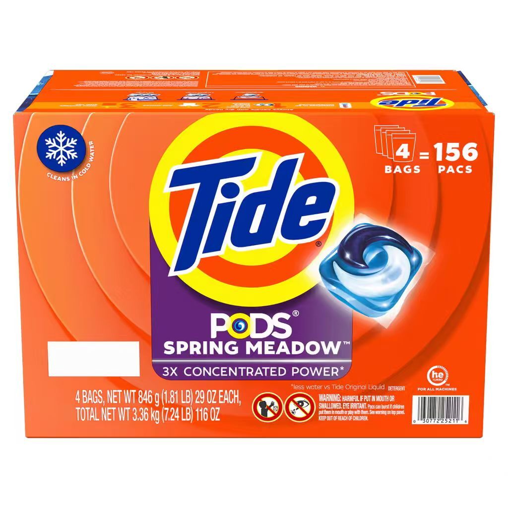 【直播】Tide LX102018 強效洗衣凝珠 (156粒裝)