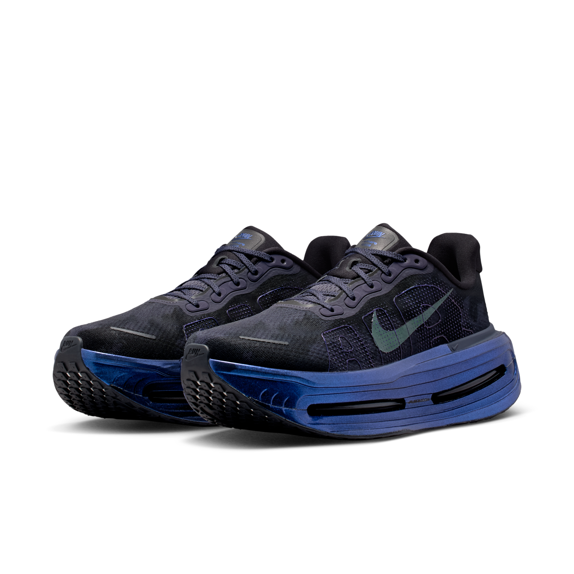 男鞋 NIKE VOMERO PREMIUM 黑藍 雙氣墊 緩震 透氣 慢跑 運動鞋【IQ6943-001】