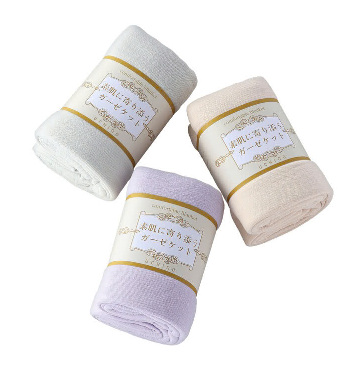 【預購】JM102018 UCHINO 素肌紗布毯