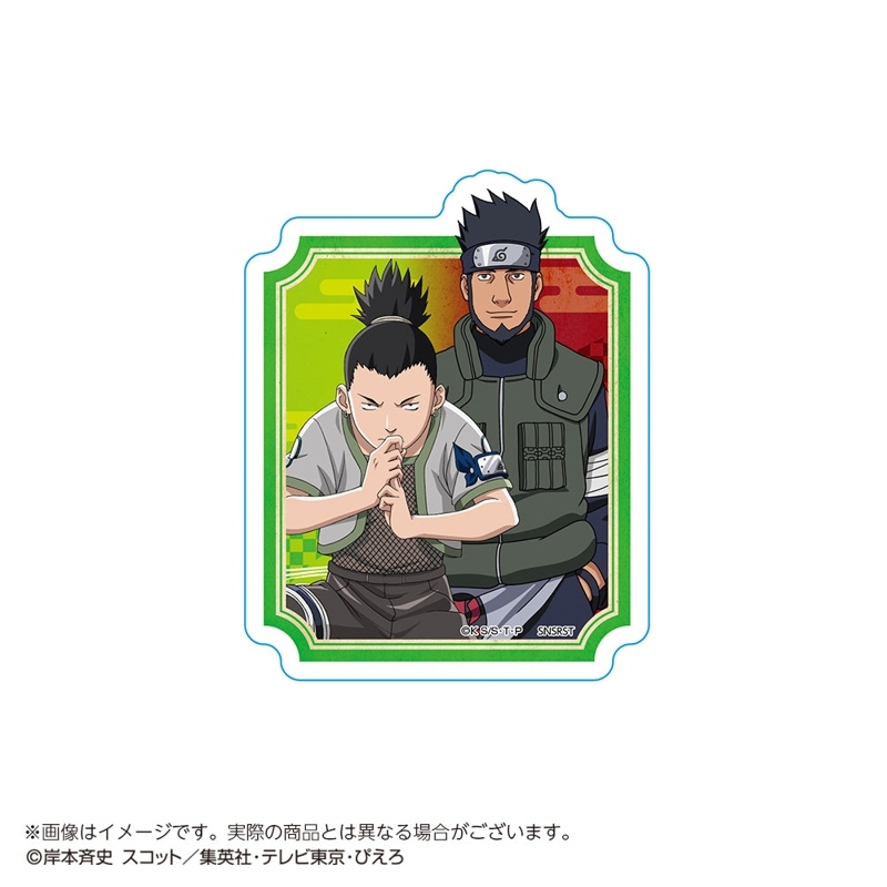 火影忍者日版重複黏貼紙-鹿丸&阿斯瑪
