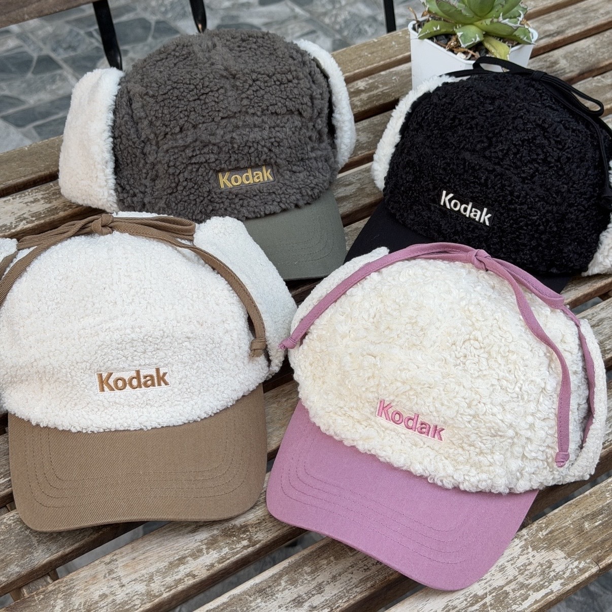 【現貨】Kodak 柯達 搖粒絨 飛耳帽 K6443LCPN1