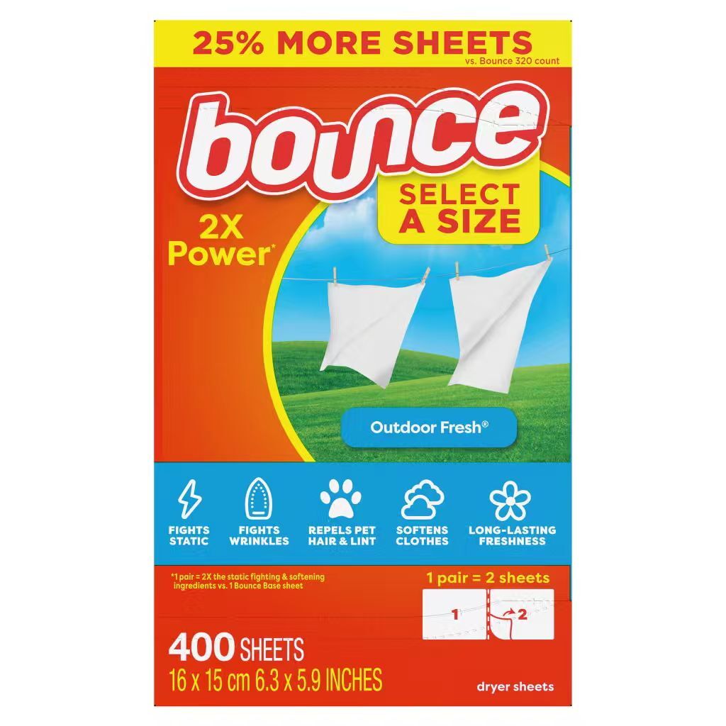 【直播】Bounce LX102024 衣物烘幹紙 (400張裝)