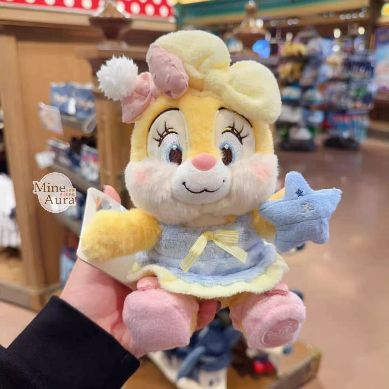奇奇蒂蒂 Chip 'n Dale 歡樂泡泡浴系列 克莉絲 Clarice 絨毛 娃娃 公仔 -上海迪士尼樂園