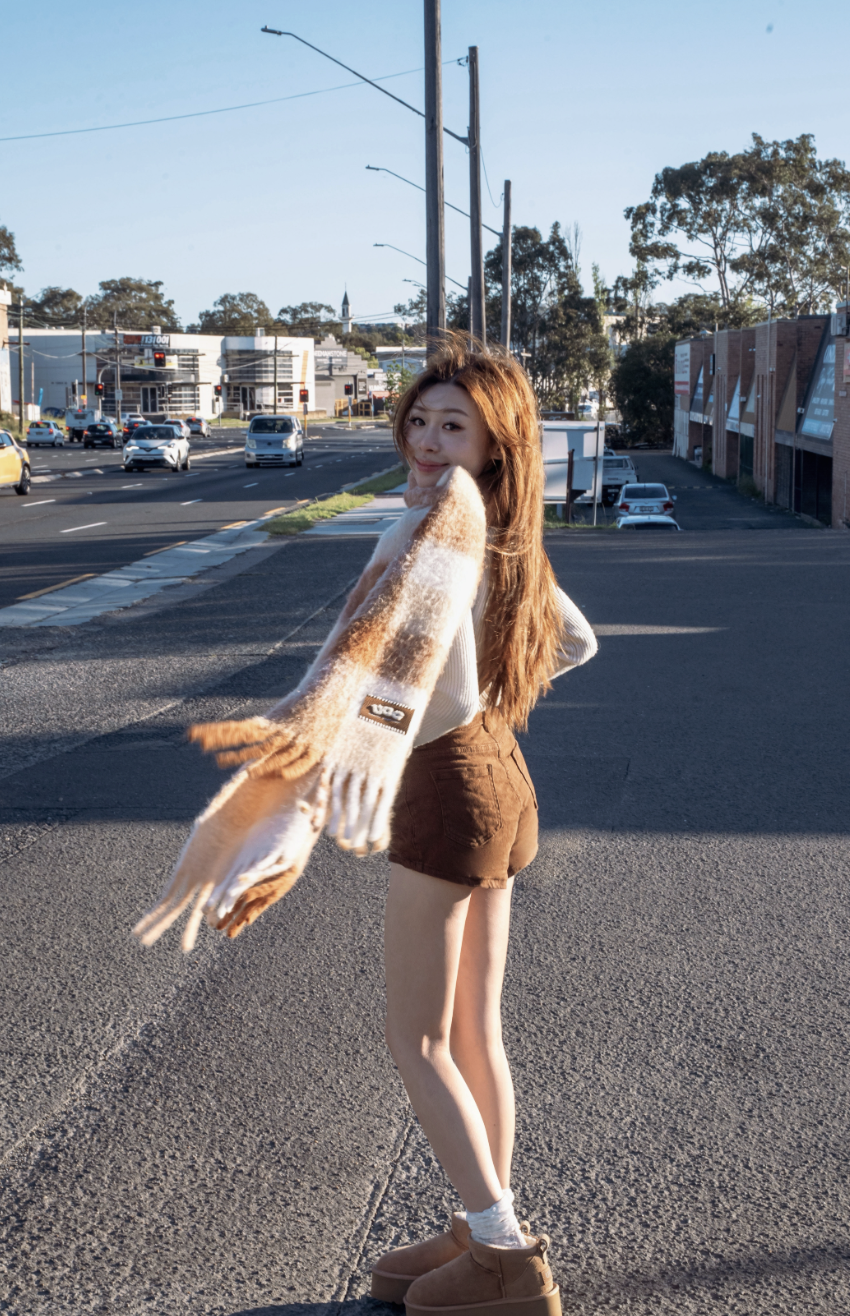 UGG Ozlana Scarf - Creamy Chestnut