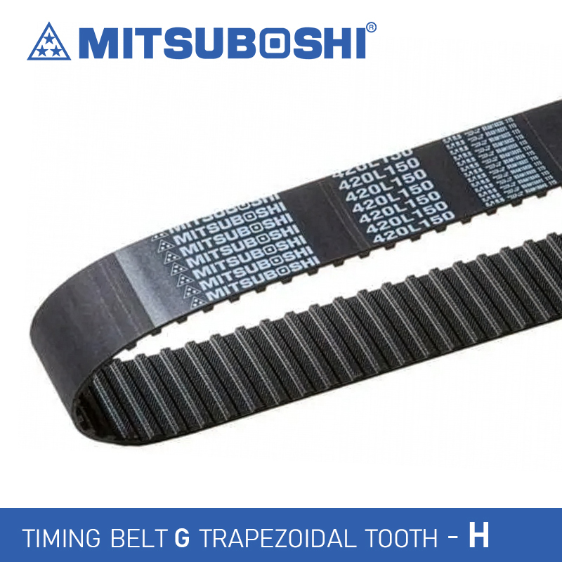 Mitsuboshi Trapezoidal Tooth Timing Belt G - H