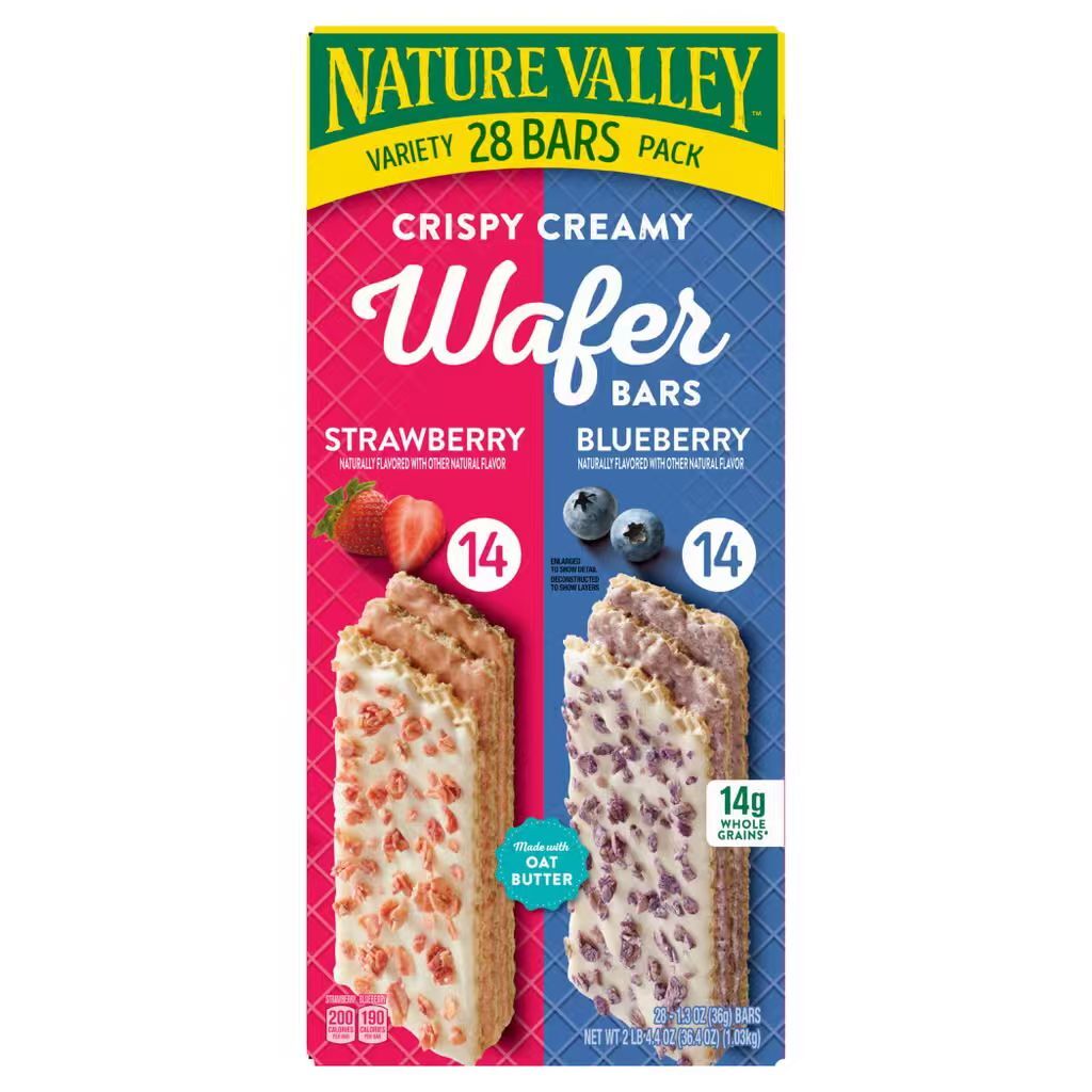 【直播】Nature Valley LX102032 混合口味夾心威化棒 (1.03kg)