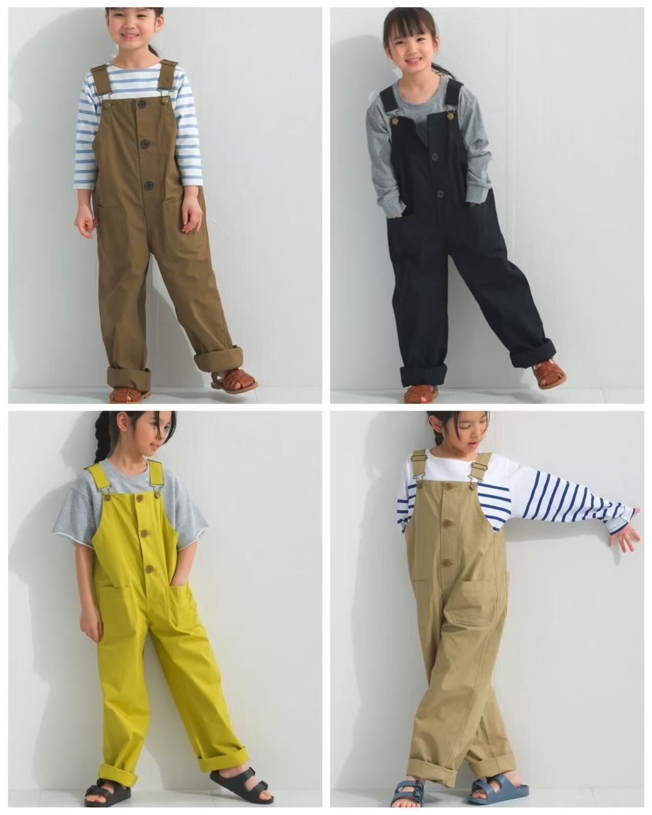 【預購】JM102025 OMNES 兒童吊帶褲