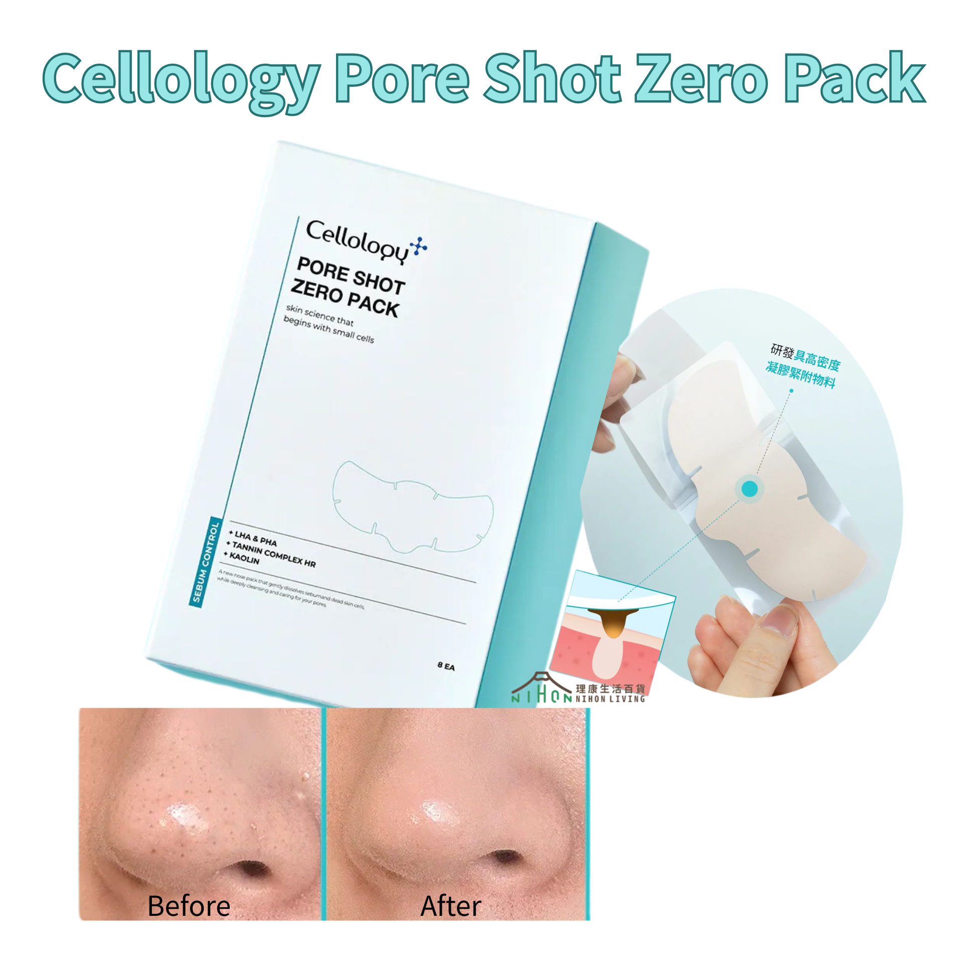 Cellology - Pore Shot Zero Pack (8ea)