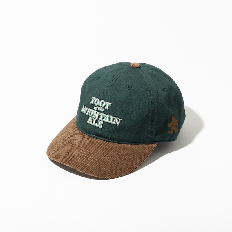 TACOMA FUJI RECORDS - FOOT OF THE MOUNTAIN ALE CAP - GREENxBROWN