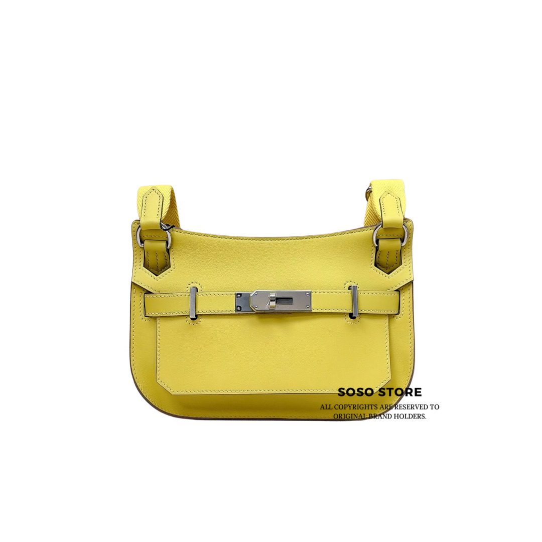 Hermes Mini Jypsière Bag - Jaune de Naples / SHW