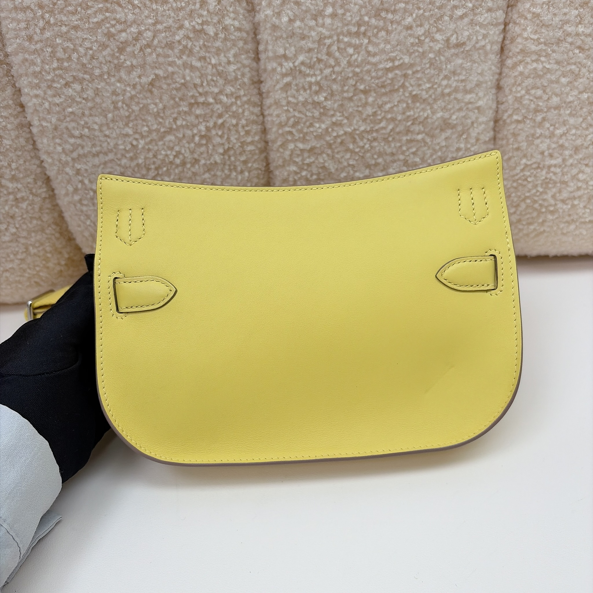 Hermes Mini Jypsière Bag - Jaune de Naples / SHW