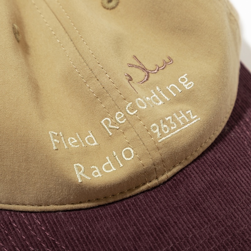 TACOMA FUJI RECORDS - FIELD RECORDING RADIO CAP - BROWNxBURGUNDY