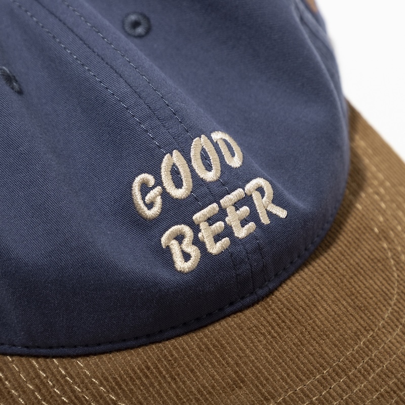TACOMA FUJI RECORDS - GOOD BEER CAP - BLUExBROWN