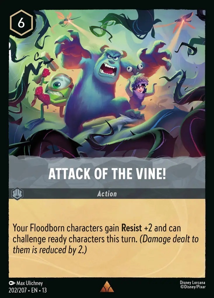 202/207·EN·13 Attack of the Vine! (Rare)